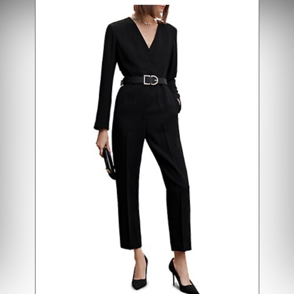 Mango one piece suit black size XS